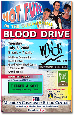 Blood Drive Poster